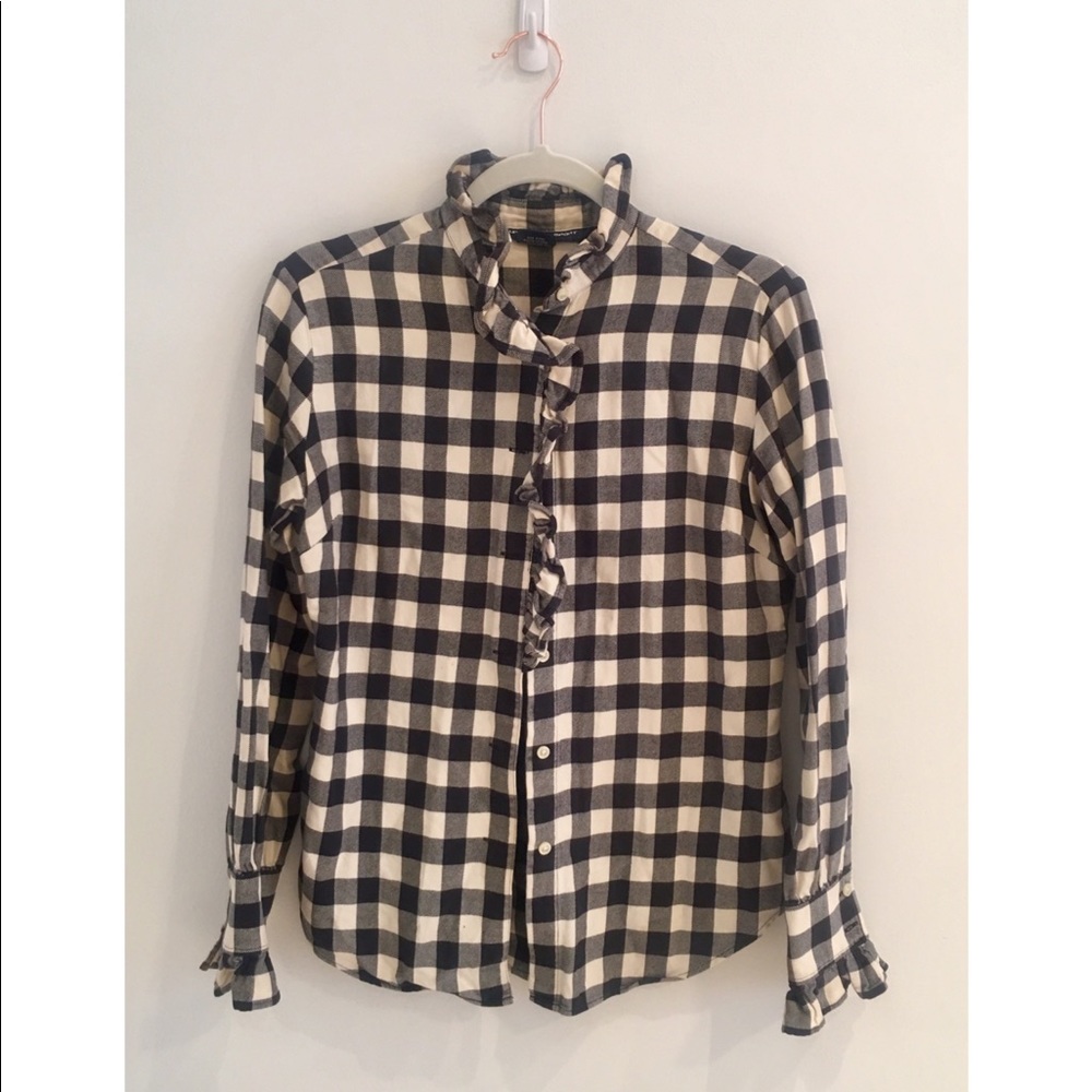 Black & White Gingham Ralph Lauren Flannel